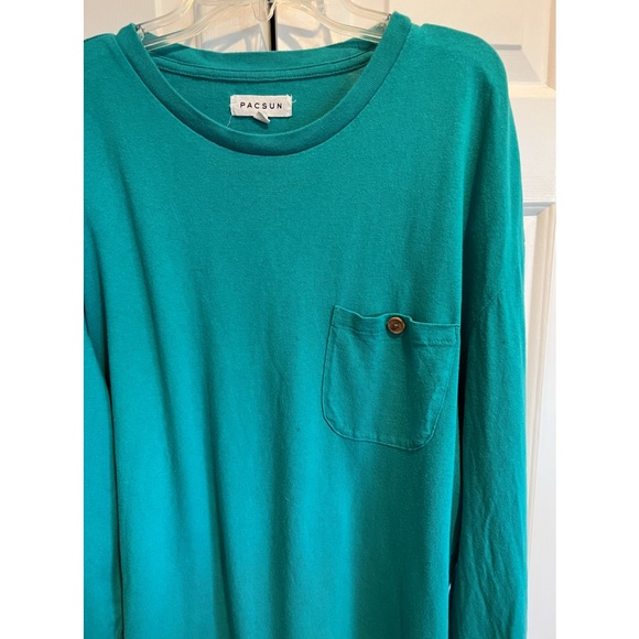 PacSun Other - PACSUN 💯 % Cotton, Teal, Long Sleeve, Button Pocket T